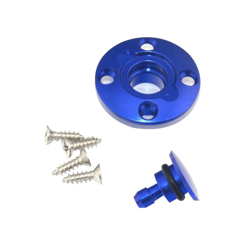 Accessori RC tappo del serbatoio del serbatoio del serbatoio del carburante per aerei a gas in lega di alta qualità tappo del serbatoio dell'olio circolare coperchio del serbatoio dell'olio: giallo