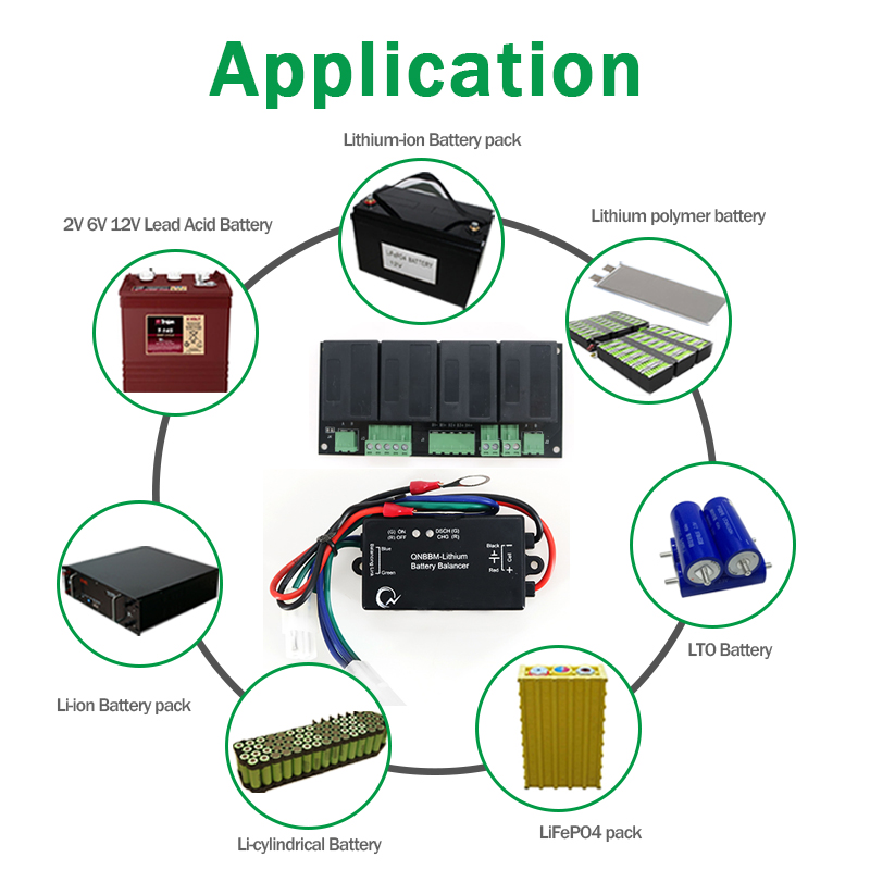 QNBBM 1S Battery Balancer Equalizer without Led Lithium LiFePO4 Li ion 18650 DIY Battery Balancer BMS LIFEPO4 Polymer LTO Pack