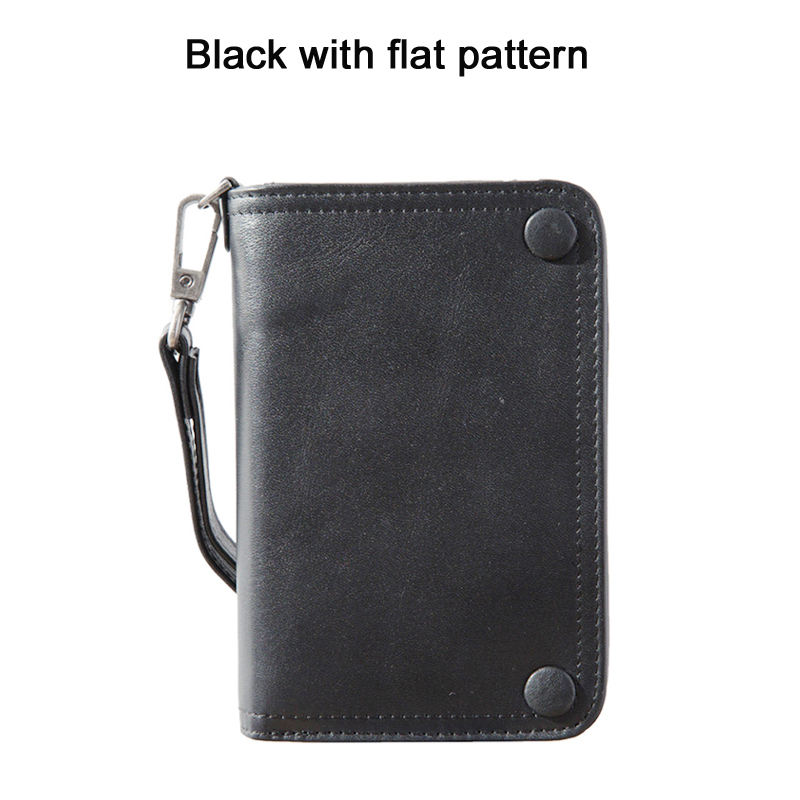Echtes Leder Männer Brieftasche Kupplung Geldbörse Männlichen Bifold Geld Clips mit Haspe große kapazität Karte Brieftasche Kurze W/Postleitzahl Tasche: Himmel Blau