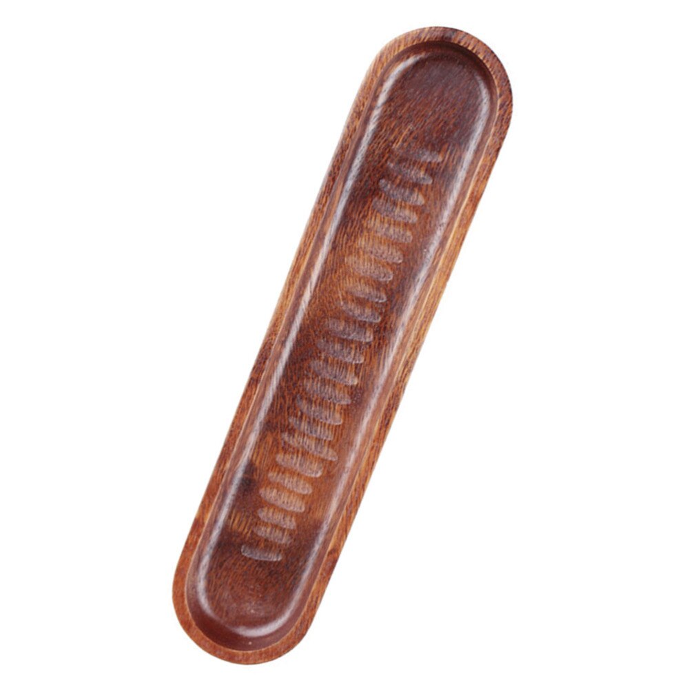 Træ japansk stil fad mad sushi serverer mini plade dessert lille bakke snack underkop til hjem hotel