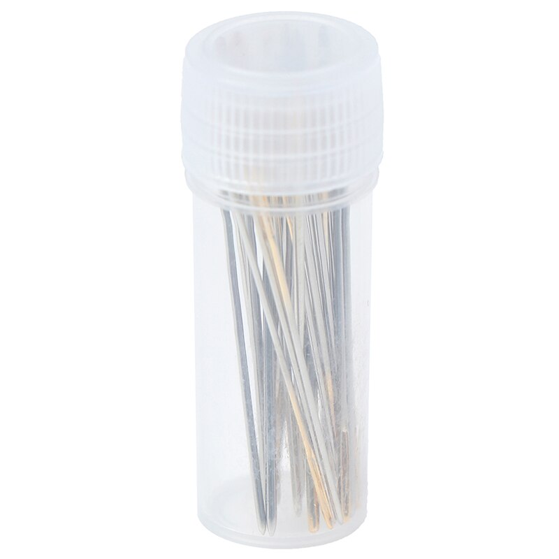 30 unids/caja Bordado dorado tela Cruz puntada tela agujas tamaño 22 24 26 # accesorios de costura: Default Title