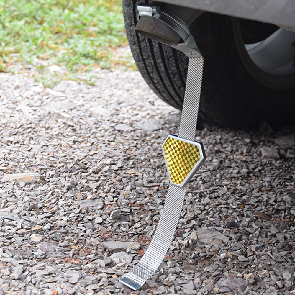 Antistatische Riem Met Reflecterende Strips Elektrostatische Voorkomen Verkeersongeval Auto Styling Auto Suplies Exterieur Accessoires