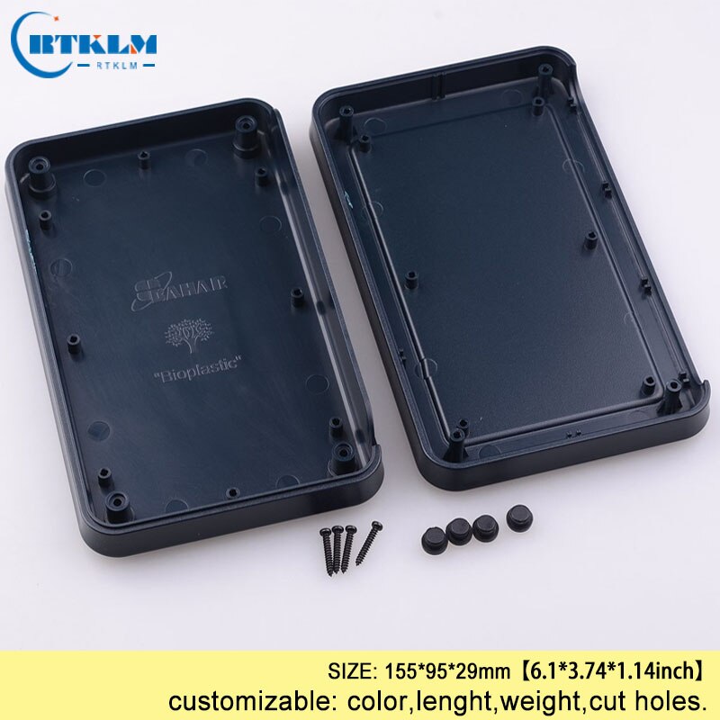 Handheld plastic box diy project box enclosures for electronics abs junction box amplifier enclosure instrument case 155*95*29mm