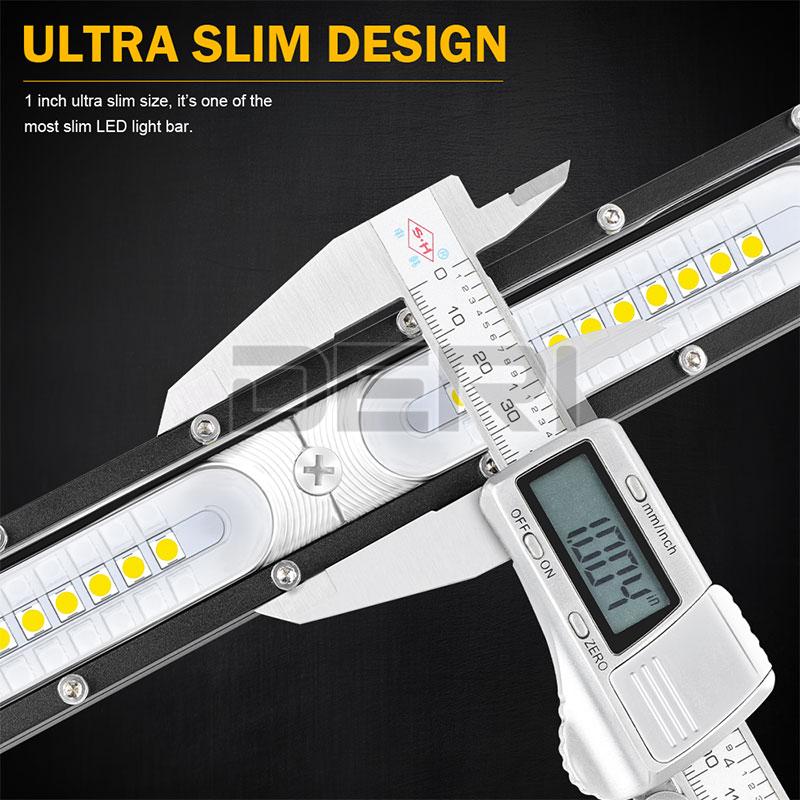 Slim LED Light Bar 7&#39;&#39; 13&#39;&#39; 20&#39;&#39; inch Offroad Flood beam Led Bar 4x4 Auto Driving Light for Lada Truck SUV ATV Niva 12V 24V