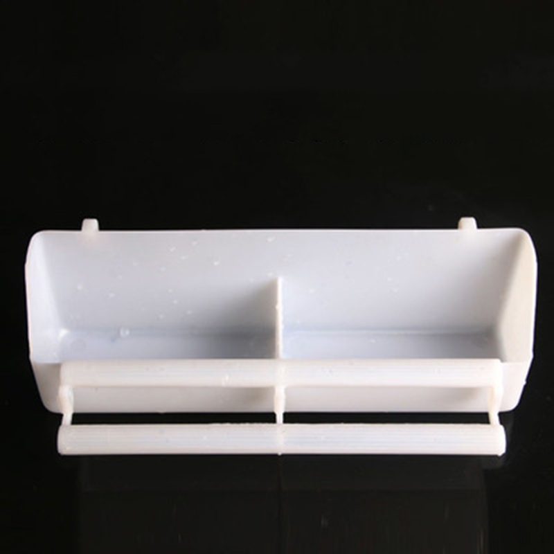 Q0KF Plastic Hanging Bowl for Poultry Parrot Pigeon Parakeet Cage Poultry Feeder Parrot Birds Plastic Feeding Bowl