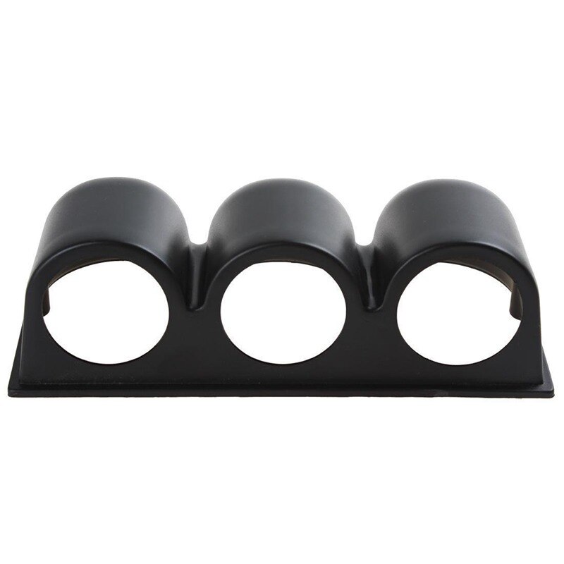 52mm Universal Black 3 Triple Dash Gauge Meter Pod Car Auto Mount Holder