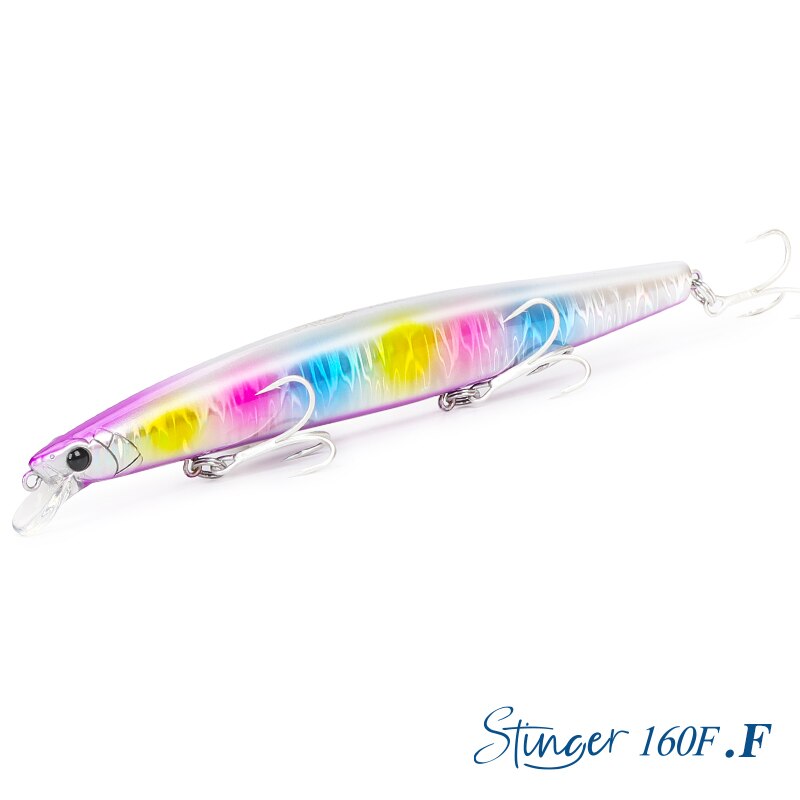 Tsurinoya 160F Drijvende Minnow Vissen Lokken Stinger 163Mm 31G Lange Casting Kunstmatige Zeebaars Saltwater Grote Harde Aas: violet