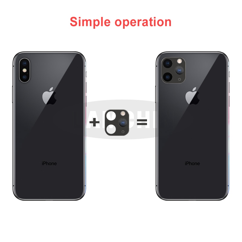 Kamera Objektiv Aufkleber Für Iphone X Xs Max Zweite Ändern 11 Pro Max 11pro Aufkleber Geändert Kamera Abdeckung Titan Legierung 10 Protector