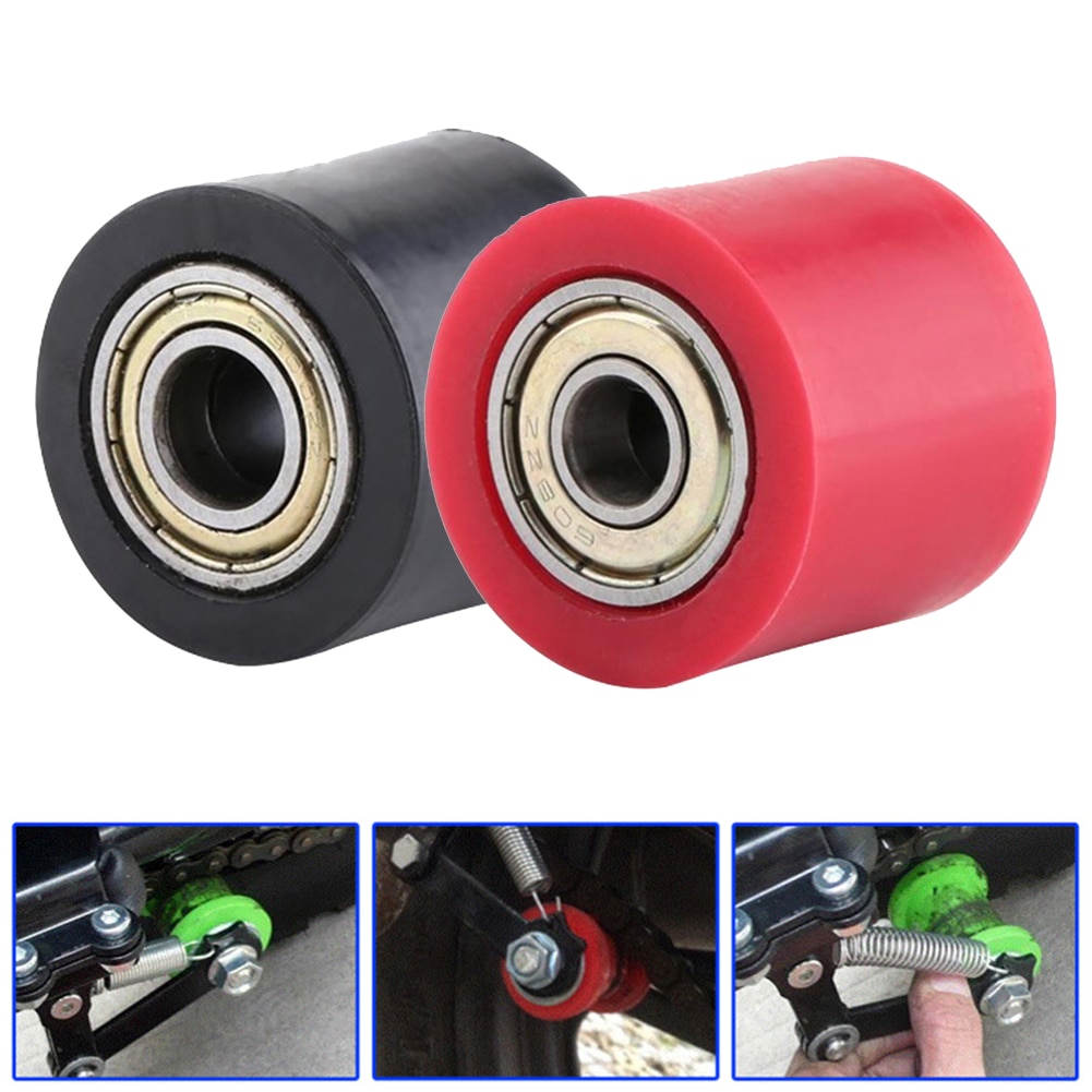 10mm kedjeolja motorcykel motocross atv kedja remskiva roller slider hjulstyrning spännare cepillo cadena motorcykel kedjeolja