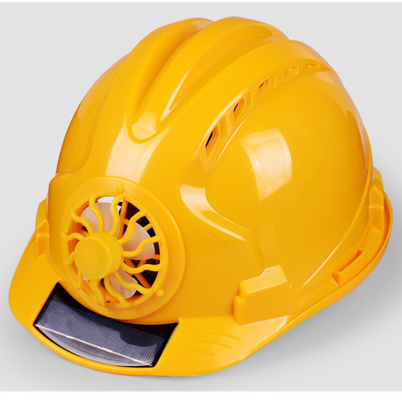 Casquette De Travail avec ventilateur solaire, chapeau De Protection transparent Anti-écrasement, pour le Travail De Construction