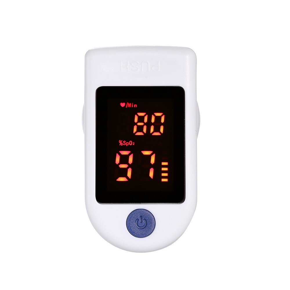 Vingertop Pulsoxymeter Met Led Display Oximeter Blood Oxygen Sensor Verzadiging SpO2 Monitor Meting Meter Snel