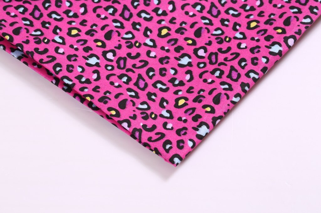 50*147cm leopardbläck tryckt 100%  polyestertyg för vävnad barntextil för sömnad tecknad twilltyg ,c12286: 1047416006
