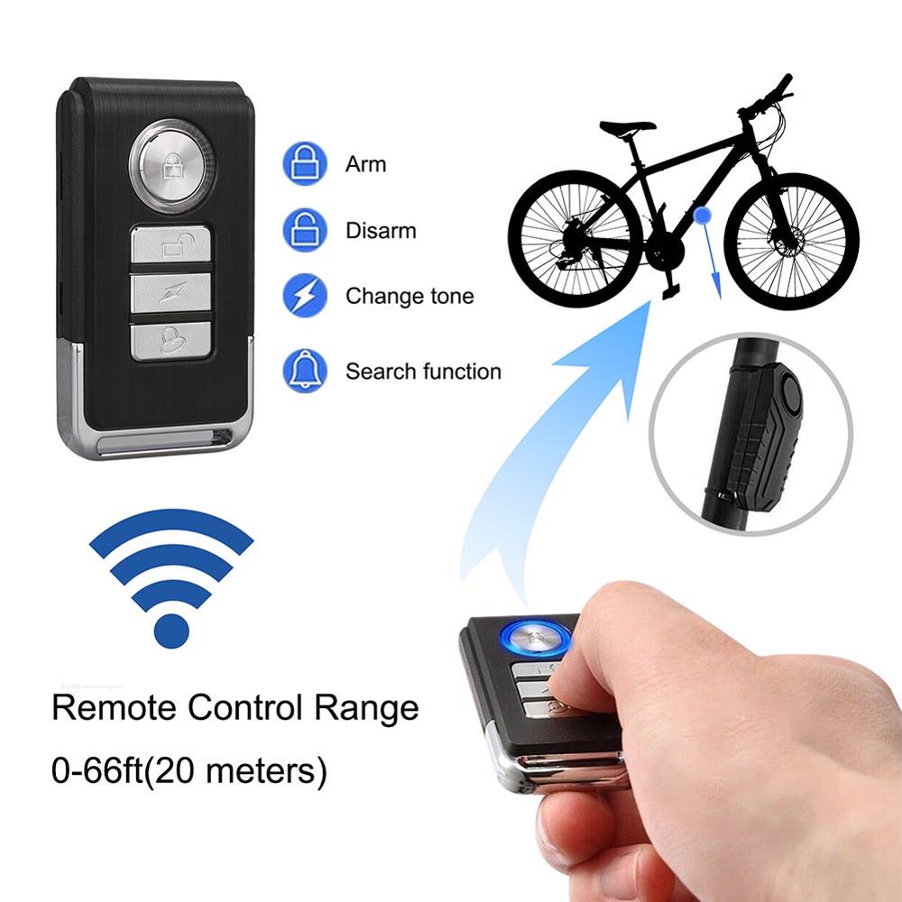 KS-SF22R étanche télécommande moto vélo voiture électrique véhicule sécurité Anti perdu rappeler Vibration avertissement capteur d'alarme