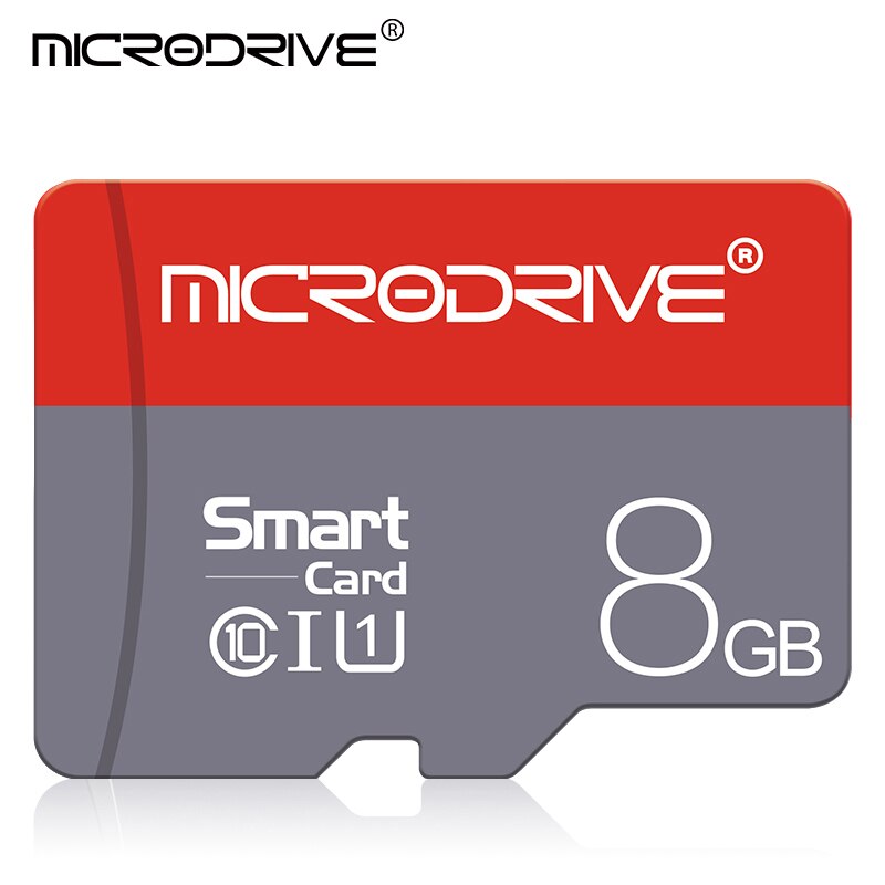 Class 10 Red Memory card 128GB 16GB 32GB Micro sd card 64GB Tarjeta microsd 32 gb Mini flash drive TF card with Free adapter: 8GB