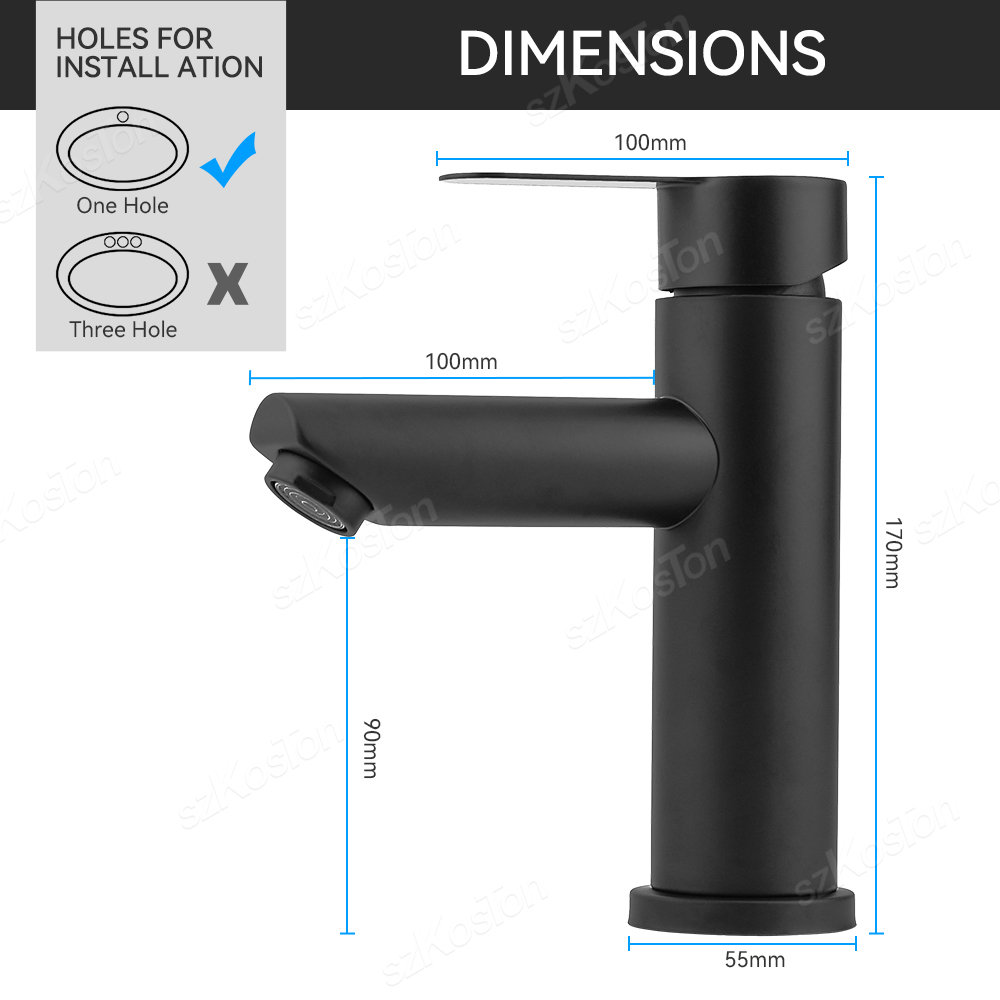 Schwarze Schlecht armaturen heiße und kalte Rührgerät armaturen Eitelkeit Schlecht Küche Deck montiert Edelstahl Waschbecken Wasserhähne: Weiß