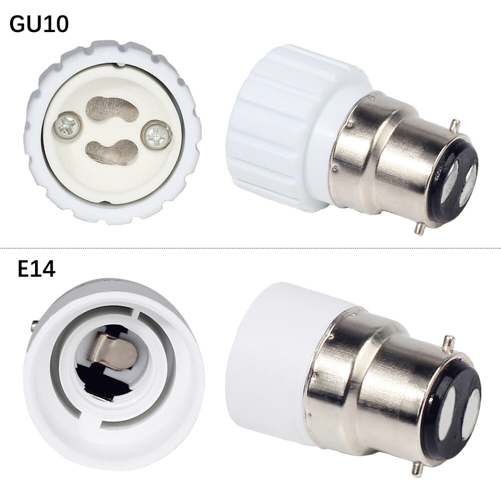 Type B22 naar E14/E27/GU10 Converter Lamp Socket Lamp Base LED Licht Adapter Lamphouder