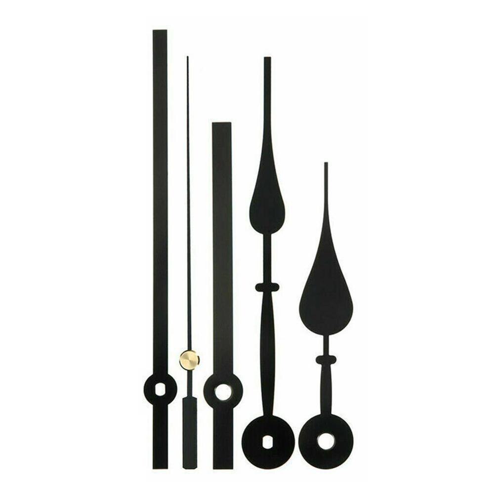 Pendel kvarts klocka rörelse mekanism -diy reparation reparation 2 par för diy ersättning klocka pendel och händer med delar  y0 o 3