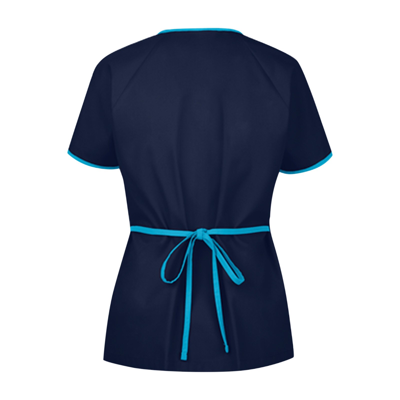 Krankenhaus Pflegeperson Krankenschwester Uniform frauen Einfarbig V-ausschnitt Arbeits Peeling oben Mit Taschen Für Schönheit Salon Gorro Enfermera A40