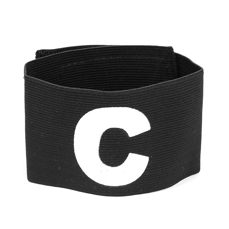 Sport Karakter C Capitan Gedrukt Elastische Armband Zwart