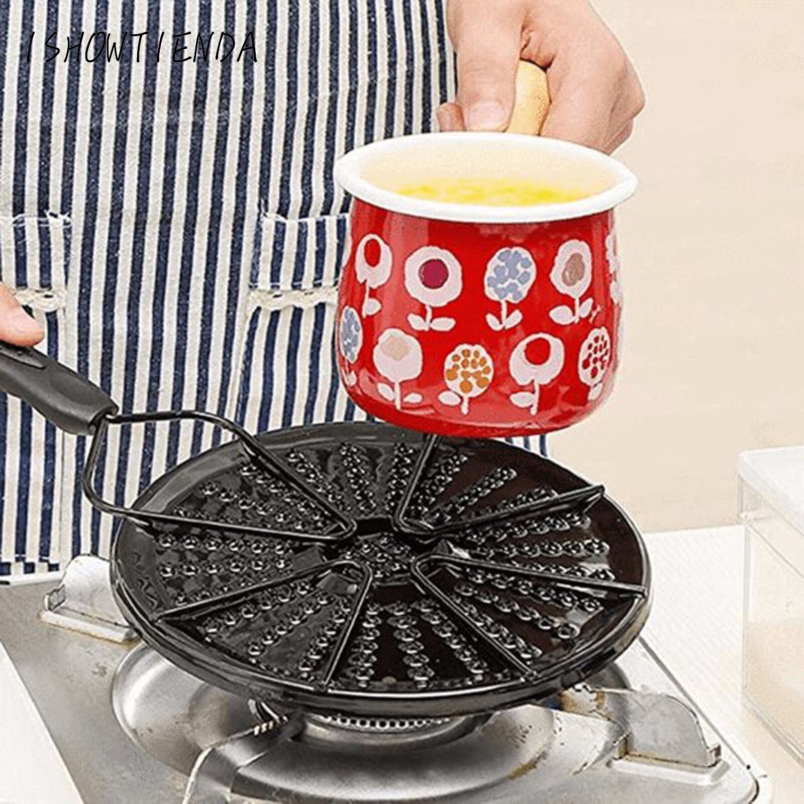 Evenly Conduction Heat Diffuser Plate Heat Diffuser Plate Enamel Heat Conduction Plate Home Cookware Parts