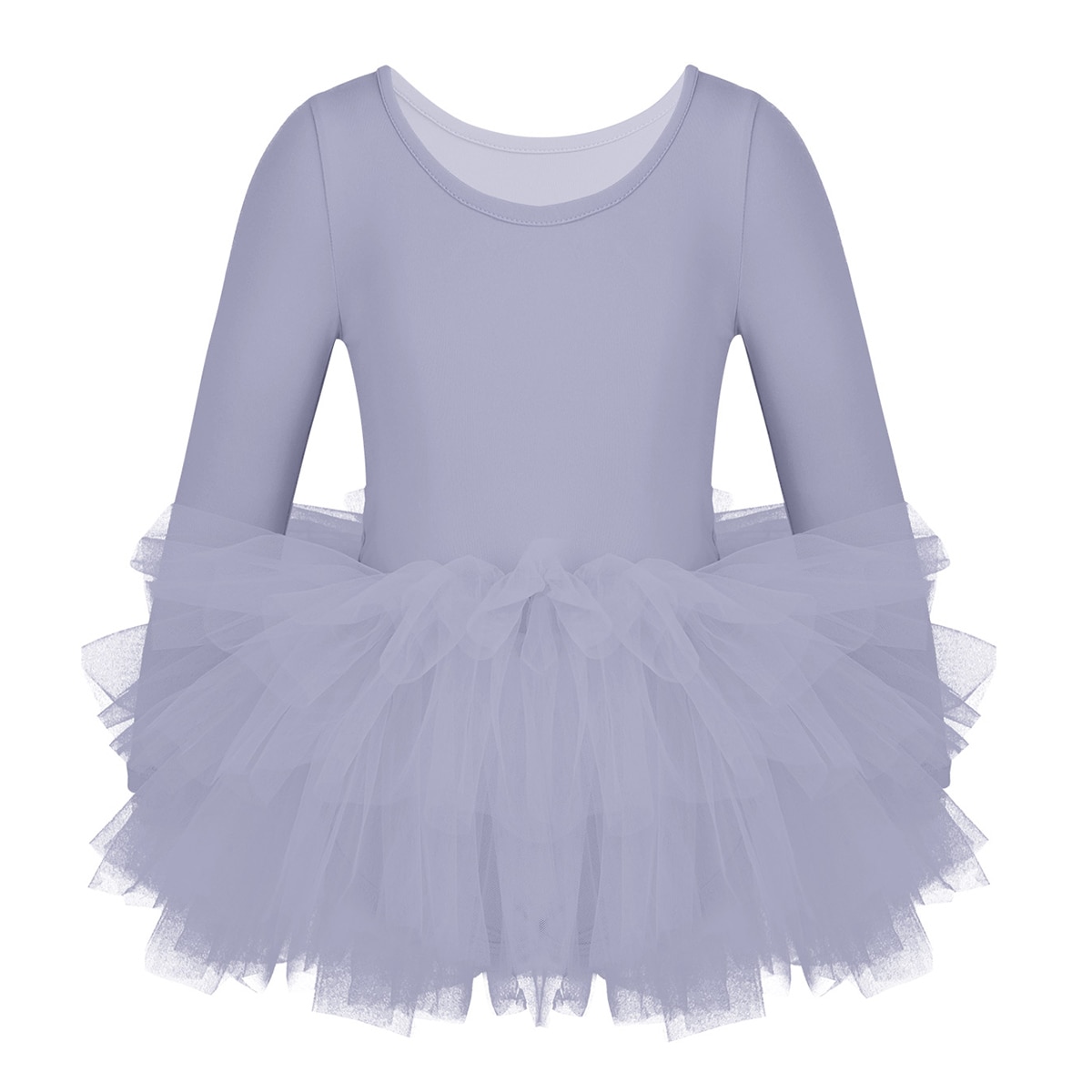 freundlicher Mädchen Ballett Trikot Ballettröckchen tanzen Kleid Halloween Art Leistung Kleidung Herbst Ballerina lyrisch ÜSpund Felsen: grau / L