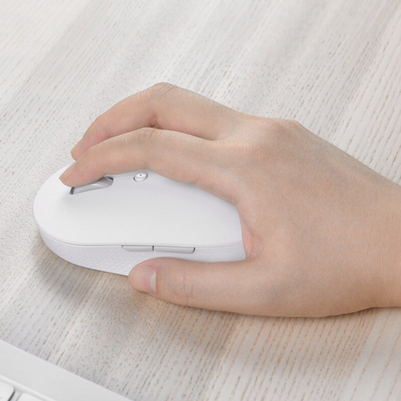 Originele Xiaomi Dual Mode Draadloze Muis Stille Editie Opto-Elektronische Bluetooth 2.4G 1300 Dpi Uv Huid Stof Comfortabele grip