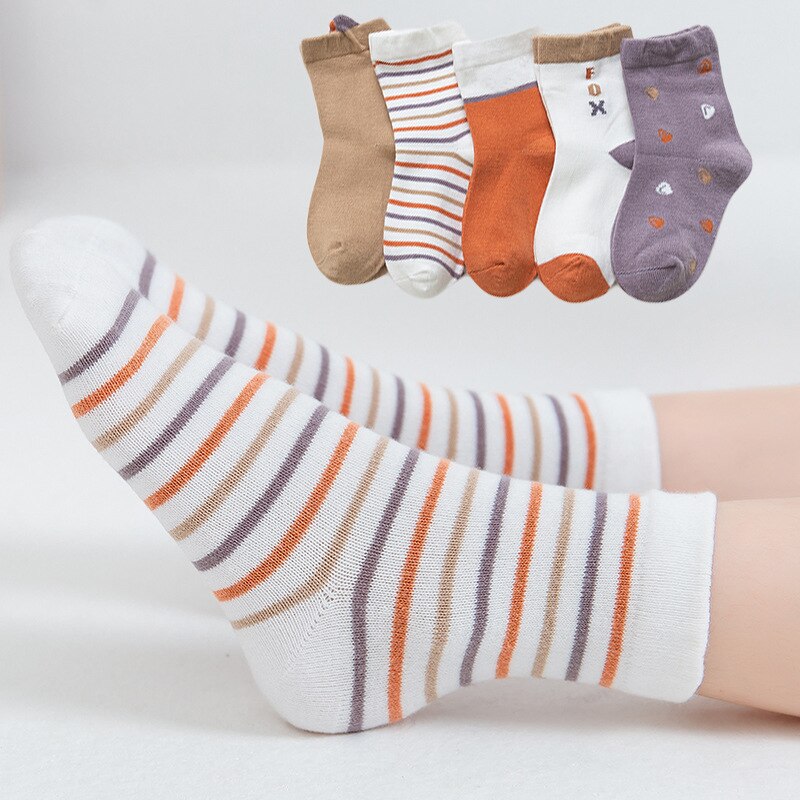 5Pcs Baby Socken Kind Kleinkind Socken Schuhe Hausschuhe Jungen Mädchen kinder Low Cut Socken Booties Kinder Infant Socken zubehör: 4 / 4-5y