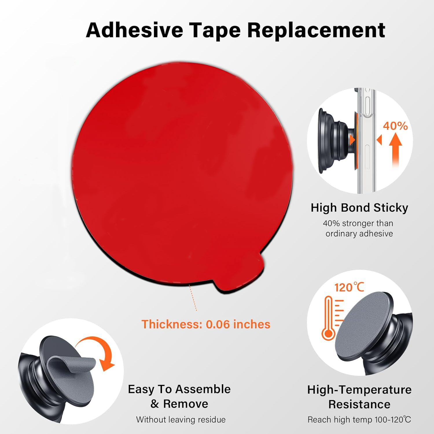 Strong double sided tape dots No Trace Waterproof Temperature Resistance vhb adhesif Sticker for car Office Home fix Adhesive