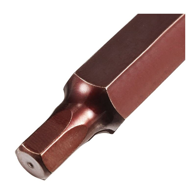 1/2" Drive x 4mm 5mm 6mm 7mm 8mm 10mm 12mm 14mm Hex Bit Socket, Standard Metric, S2 and Cr-V Steel 100mm Length