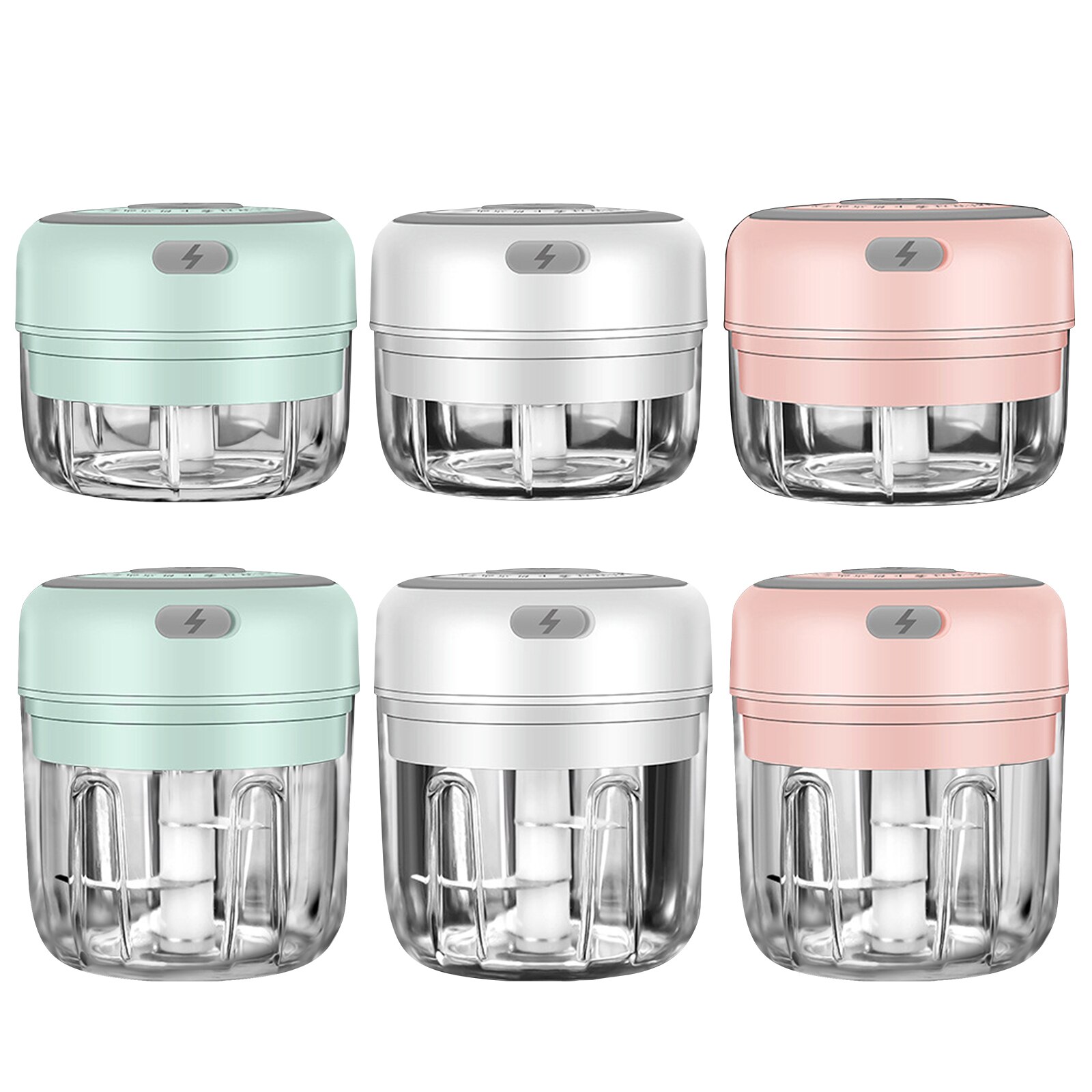 Portable Mini Electric Food Chopper Fruit Vegetables Tools USB Meat Crusher Meat Grinder Chopper Garlic Cutter Garlic Masher