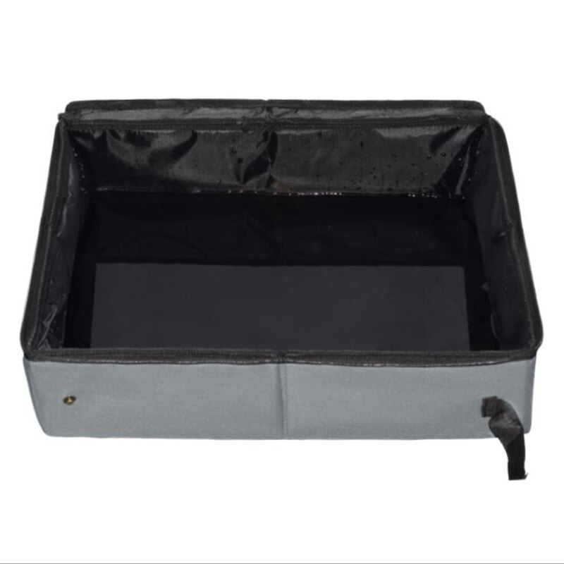 Folding Travel Pet Cat Litter Box Dog Toilet Tray Folding Cat Litter Bedpan Waterproof Outdoor Foldable Cat Litter Box
