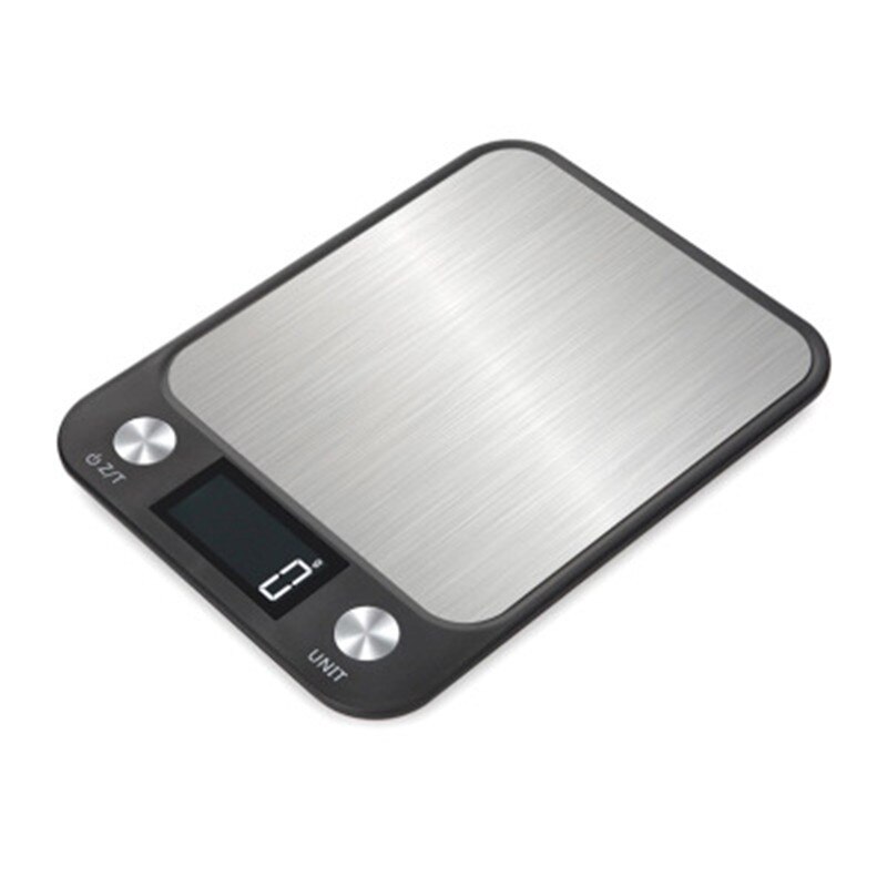 Báscula electrónica de cocina de acero inoxidable de 10KG, báscula Digital para alimentos de 5KG/1g, herramientas de pesaje para panadería, báscula de alimentos para el hogar