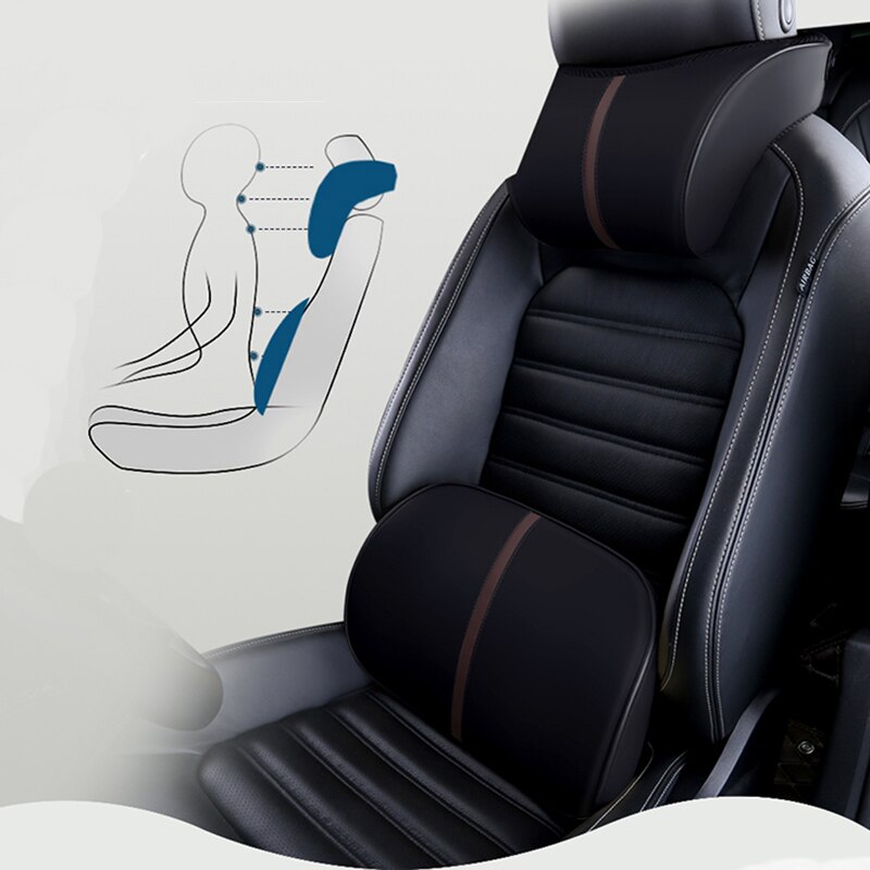 Poduszka podtrzymująca siedzisko na szyję głowę samochodu dla Mercedes Benz W204 W203 CLA Clase A B C W176 Vito W205 AMG W213 W212 W176 W177