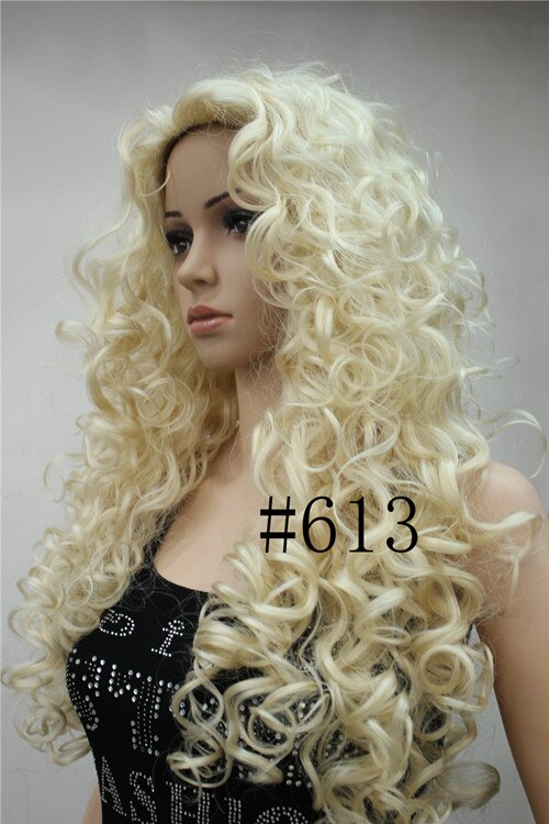 Long Curly Wig Women's Red/Black Synthetic Wigs Hair StrongBeauty: #613