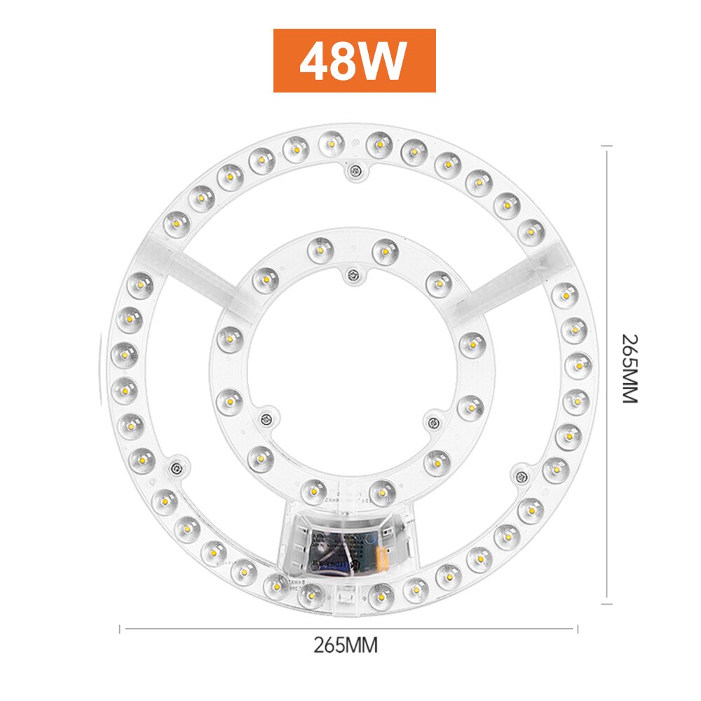 Panel oświetleniowy Led sufitowy Panel Led możliwość przyciemniania z pilotem 12W 24W 36W 48W 60W 72W 80W Led Panel okrągły płyta modułu: 48W / Neutral Light 4000K