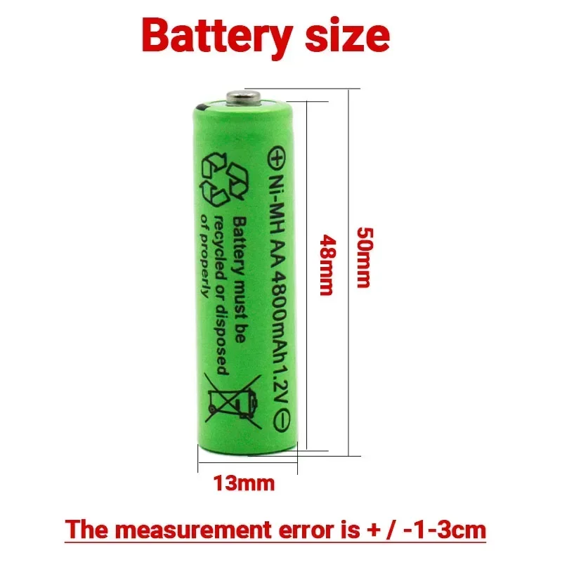 AA+AAA Rechargeable Battery, AA1.2v, 3800mAh, AAA 1.2v 483000mAh Suitable for Remote Control, Toys, Clocks, Radios, Etc charger