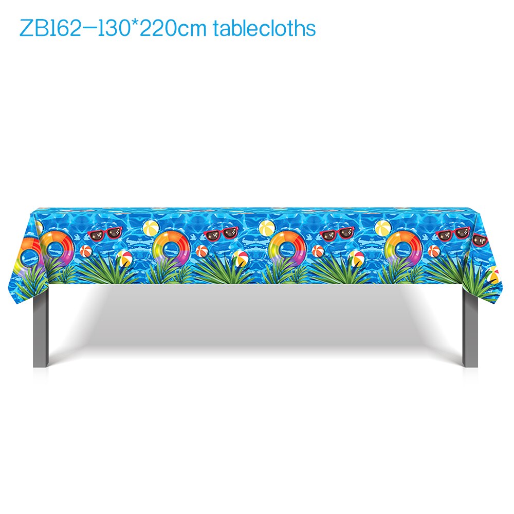 25Pcs Hawaii Summer Time Swimming Pool Fruit Happy Birthday Party Paper Photo Booth Props Kids Baby Shower Party Decorations: ZB162