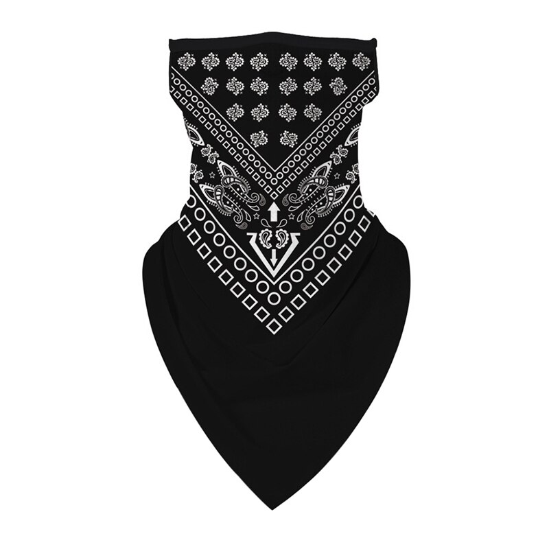 Poliéster cara bufanda Unisex multifunción cara revestimientos Bandana sin costuras diadema bufanda para al aire libre sol viento protección UV: A14