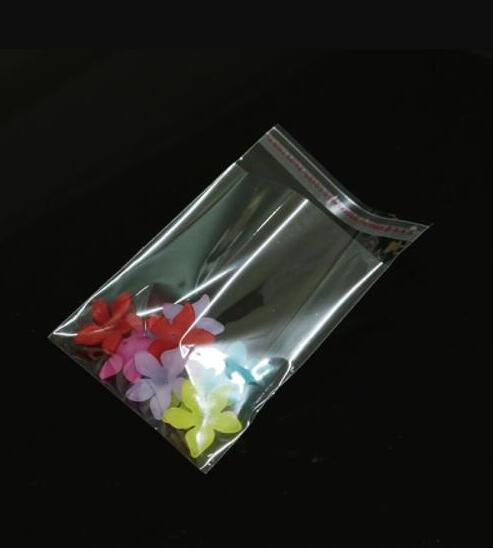 1000pcs/lot opp bag self adhesive clear transparent bags for jewelry Plastic baggies self sealing plastic packaging bags