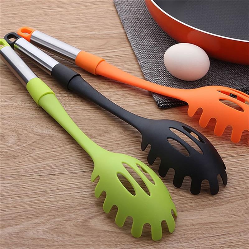 Kapmore 1pc matslagslag spaghetti server varmebestandig spaghetti serveringsskje pasta server kjøkkenverktøy til nudler