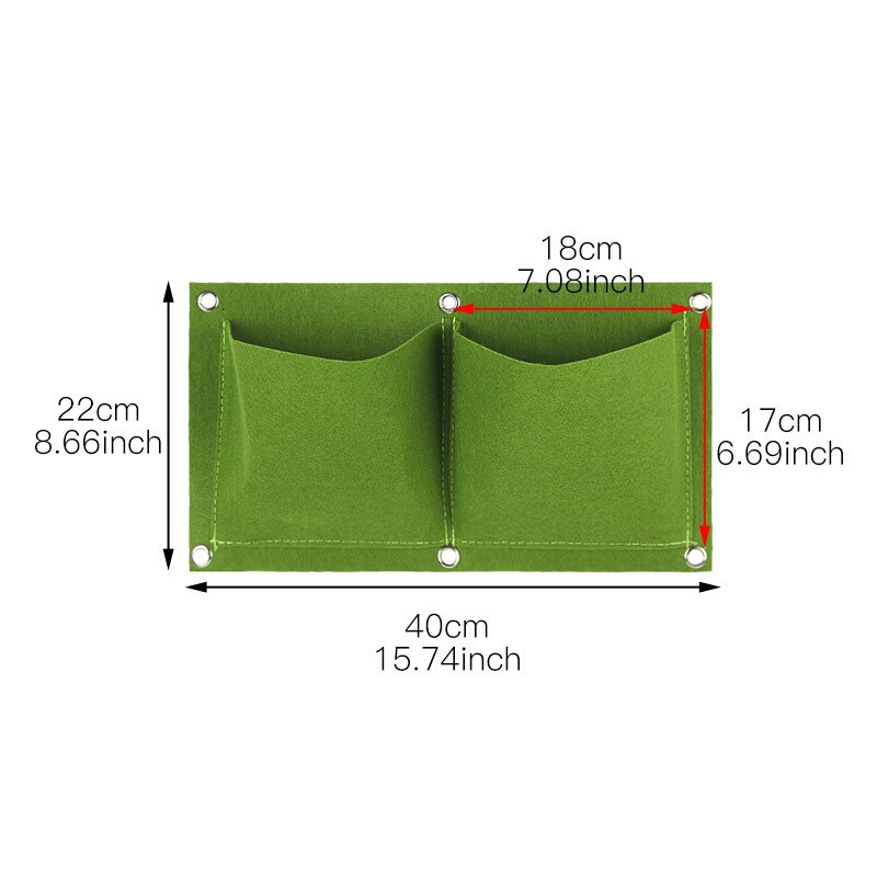 Tenture murale sacs de plantation 2/3/4/6/9 poches vert sac de culture jardinière verticale jardin potager vivant sac de jardin fournitures pour la maison