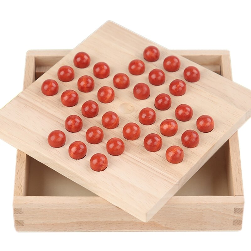 Drewniane klasyczne niezależne diamentowe szachy dziecięce puzzle szachy Kongming szachy pojedyncze szlachetne szachy rekreacyjne zabawki: Default Title