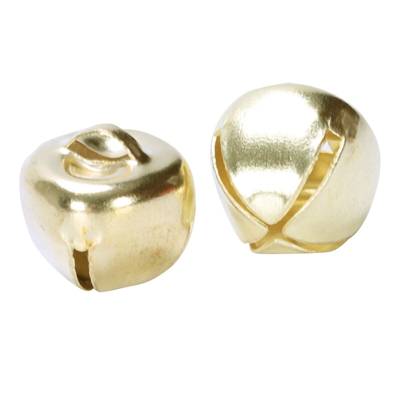 Jingle Bells 12mm Gold - 100 Pack