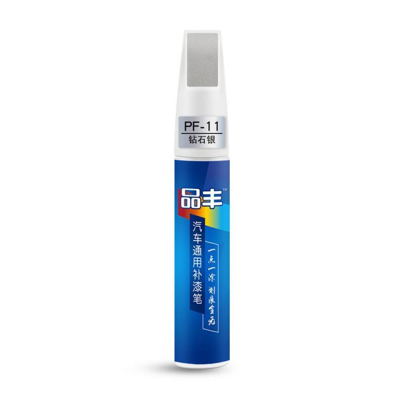 Matt Auto Kras Reparatie Pen Auto Care 12 Kleuren Auto Kras Reparatie Verf Care Auto Verf Pen: Diamond silver