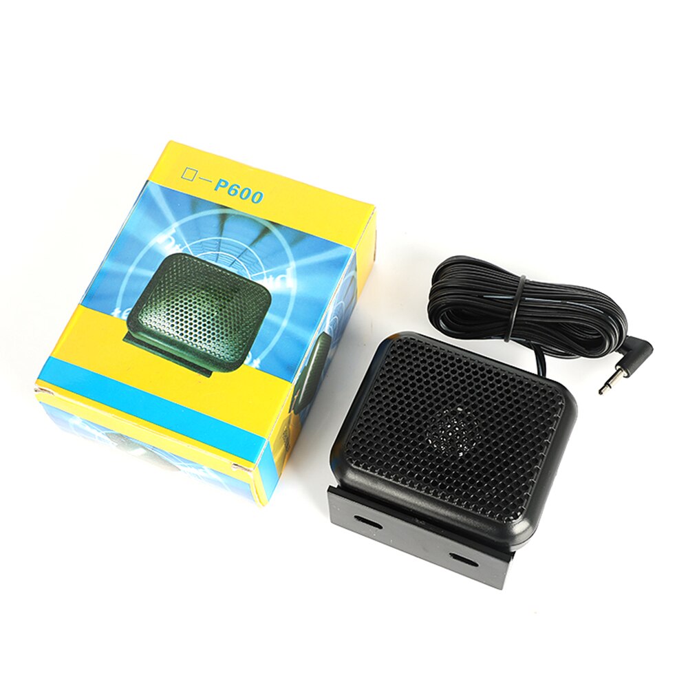 Car Radio External Speaker 3.5mm P600 for Yaesu Icom Kenwood Mobile Radio TM481A FT-1807 FT-7900R IC-2720 TYT TH-7800 TH-9800