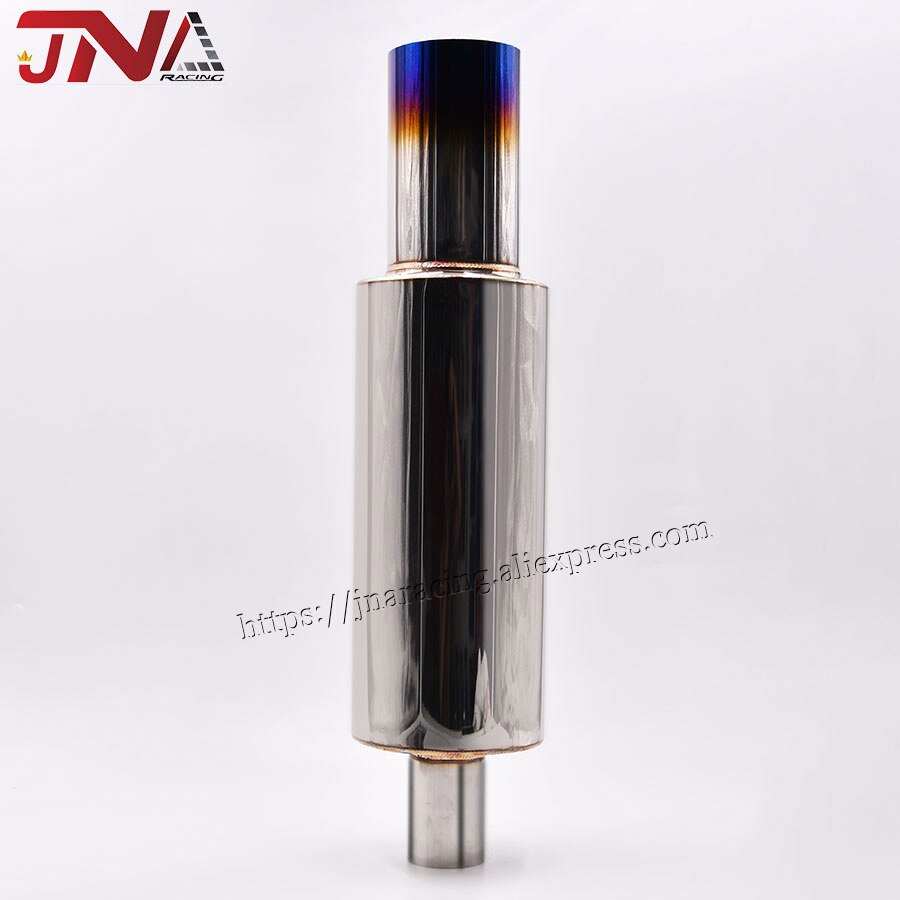 Universal- Auto Auspuff Spitze JDM Verbrannt blau Schalldämpfer Flucht Rennen Auto Auspuffrohr