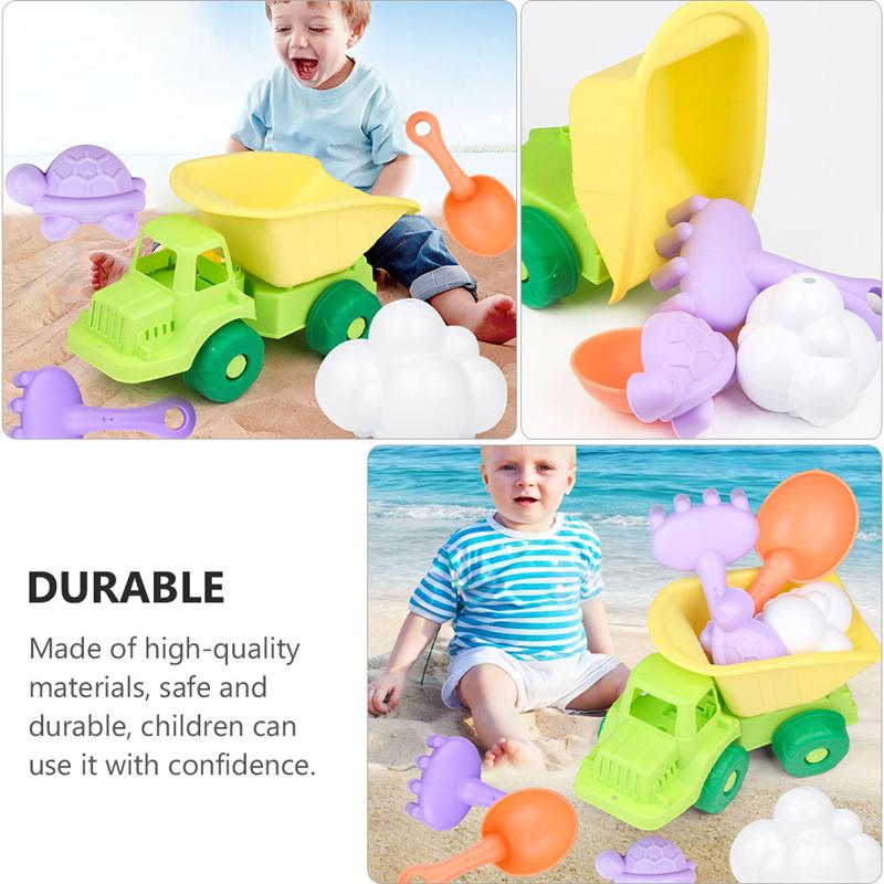 1 Set/5Pcs Veilige Grappige Mini Kleurrijke Zand Spelen Speelgoed Strand Zand Playset Zandbak Speelgoed