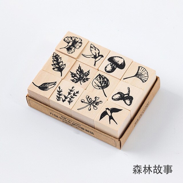Vintage Kat Beer Panda Dier Leven Stempel Diy Houten Stempels Voor Scrapbooking Briefpapier Scrapbooking Standaard Stempel