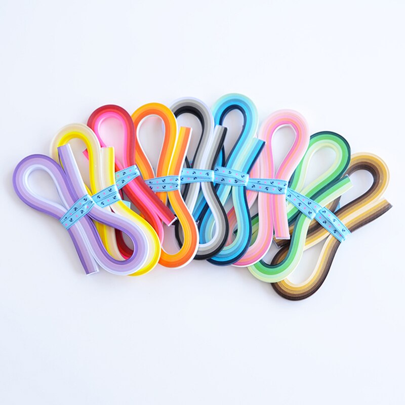 Quilling Quilling Papier einstellen Insgesamt 900 Streifen 9 Arten Gradienten Farben für Heimat Klassenzimmer Einkaufen Hochzeit Dekorationen