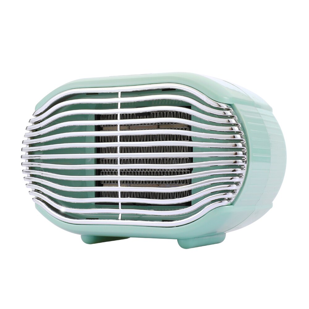 Elektrische Kachel Ventilator 800W Abs Draagbare Warmer Verwarming Mini Heater Kleine Warm Ventilator Kachel Elektrische Kachel Home Office Verwarming kachel: green  EU